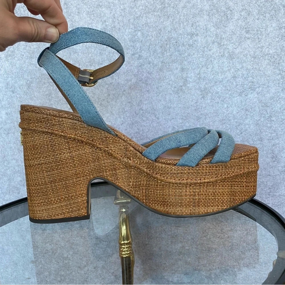 S18 Sam Edelman Women's Tibby Platform Wedge Sandal